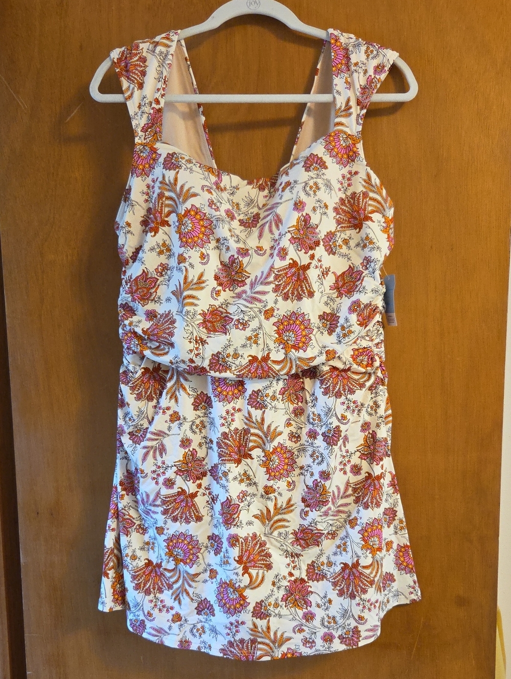Lands' End Swim Dress With Floral Print